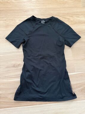 Tommie Cooper Black Compression Performance Athletic Workout Shirt Women’s Small